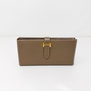 Hermes Etoupe Epsom Bearn Wallet